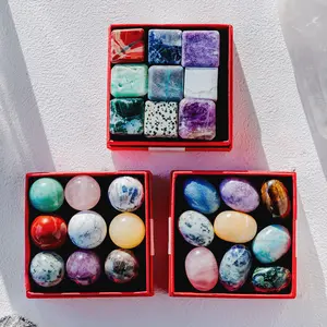 Natural Crystal Gift Box 【Tumble / Cube / Ball】