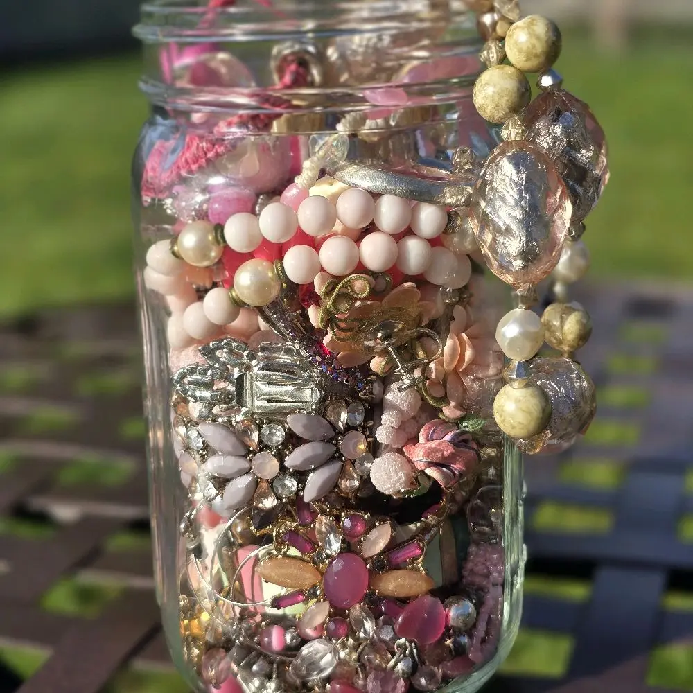 Mystery Jewelry Jar- Pretty in Pink