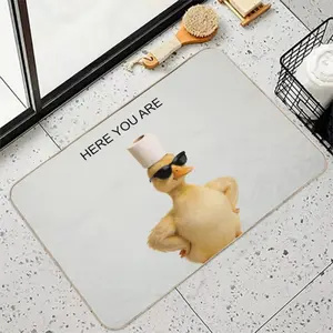 Bath Mat—Non-Slip, Ultra-Absorbent, Stain-Resistant, Quick-Drying Thin Bathroom Rug—Bath Mat, Bathroom Floor Mat, Bathtub and Vanity—Easy-Care Bathroom Rug