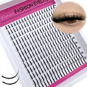 Spikes Lash Clusters Long 10-20mm, Wispy Eyelash Clusters, Lower Eyelashes D/DD 240pcs, Volume Individual Lashes, DIY Spiky Lash Extension, Mink Strips Lashes, Cluster Eyelash Extensions, Makeup Eyelash