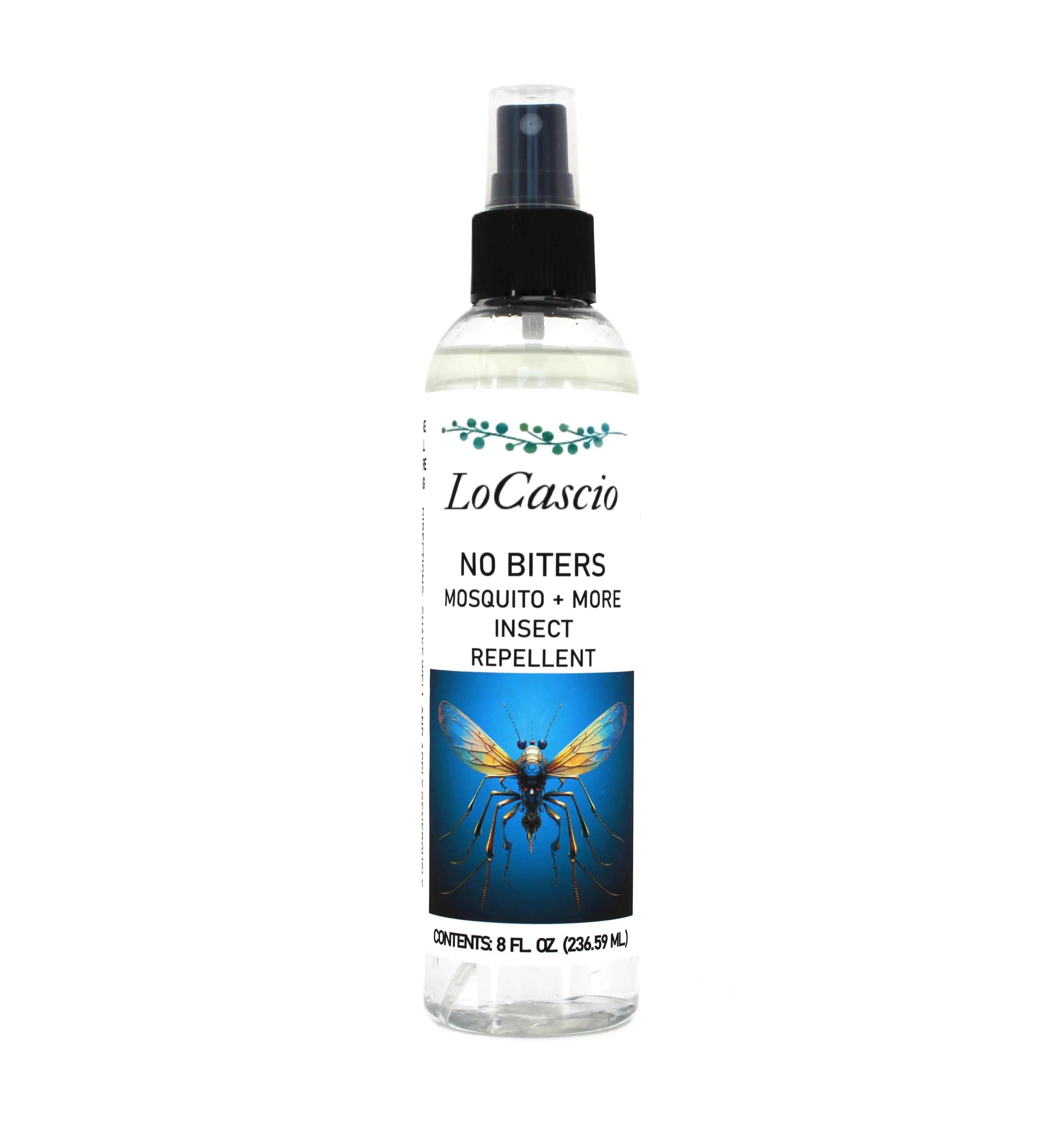 🦟 LoCascio No Biters – Natural Mosquito Repellent Spray (8 oz)