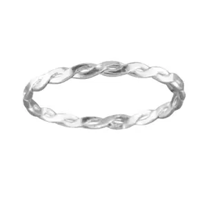 braided Sterling Silver Toe Ring