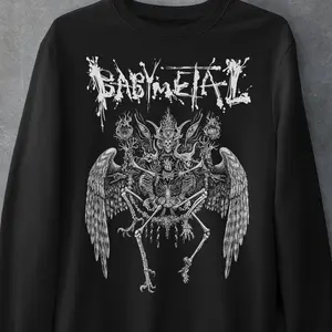 [Sale off up to 50%] Babymetal J-Pop Sweatshirt, Babymetal Heavy Blend Crewneck Sweatshirt, Babymetal Unisex Gift, streetwear graphic tee