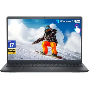 Dell Laptop DC15250 15.6" FHD Touchscreen for Business & Home Student, 13th Gen Intel 10-Core i7-1355U (up to 5.0 GHz), 16 GB RAM, 1 TB SSD, Intel Graphics, Copilot AI, Wi-Fi 6, HDMI, Windows 11 Pro