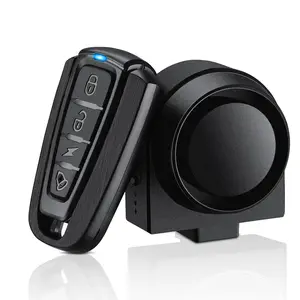Motorcycle Bike Alarm, USB Charging Wireless Anti Theft 115dB Vibration Detector, Universal Electric Moto Car Alarm System, Siren Alarm, Auto Security Alarm
