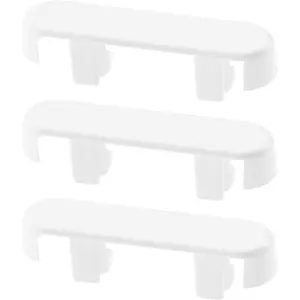 20PCS White Plastic Replacement Window Drainage Cover Caps 39.5 x 10 x 6.5mm Weep Hole Covers Accessories for UPVC Windows