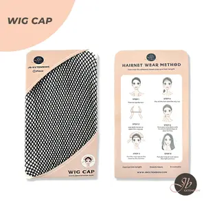 JBextension Wig Cap Plastic Elastic Haircare Heatless Color