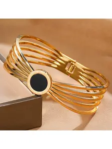 New cross-border titanium steel zircon line Roman numeral bracelet