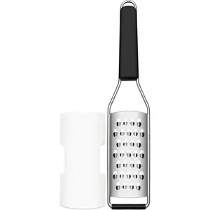 Cheese Grater Vegetable Shredder & Citrus Zester  Zester for Parmesan Cheese, Vegetables, Zucchini, Nutmeg, , Lemons, Hand Held Shredder Graters Stainless Steel Extra Coarse