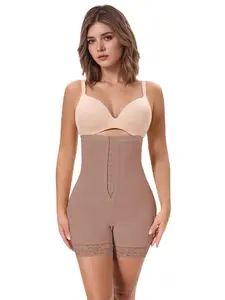 Columbia Style Shapewear Full Body Waist Cincher Postpartum Abdominal Control Adjustable Body Shaper Underwear with Zipper Fly Spring Trendy Item