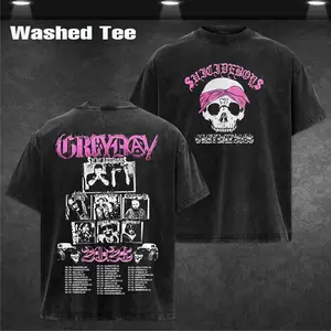 Vintage Grey Day 2026 Tour Band Fan shirt,  Music Washed Tee Shirt, Vintage Graphic Tee