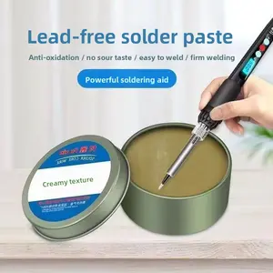 (3.5 oz/can) Solder Rosin, Soldering Rosin Paste, No Clean Soldering Flux, Creamy Texture, Professional Mechanical Soldering Repair, Suitable for Electronic Devices, Mobile Phones, Computer Motherboards [100g/can]