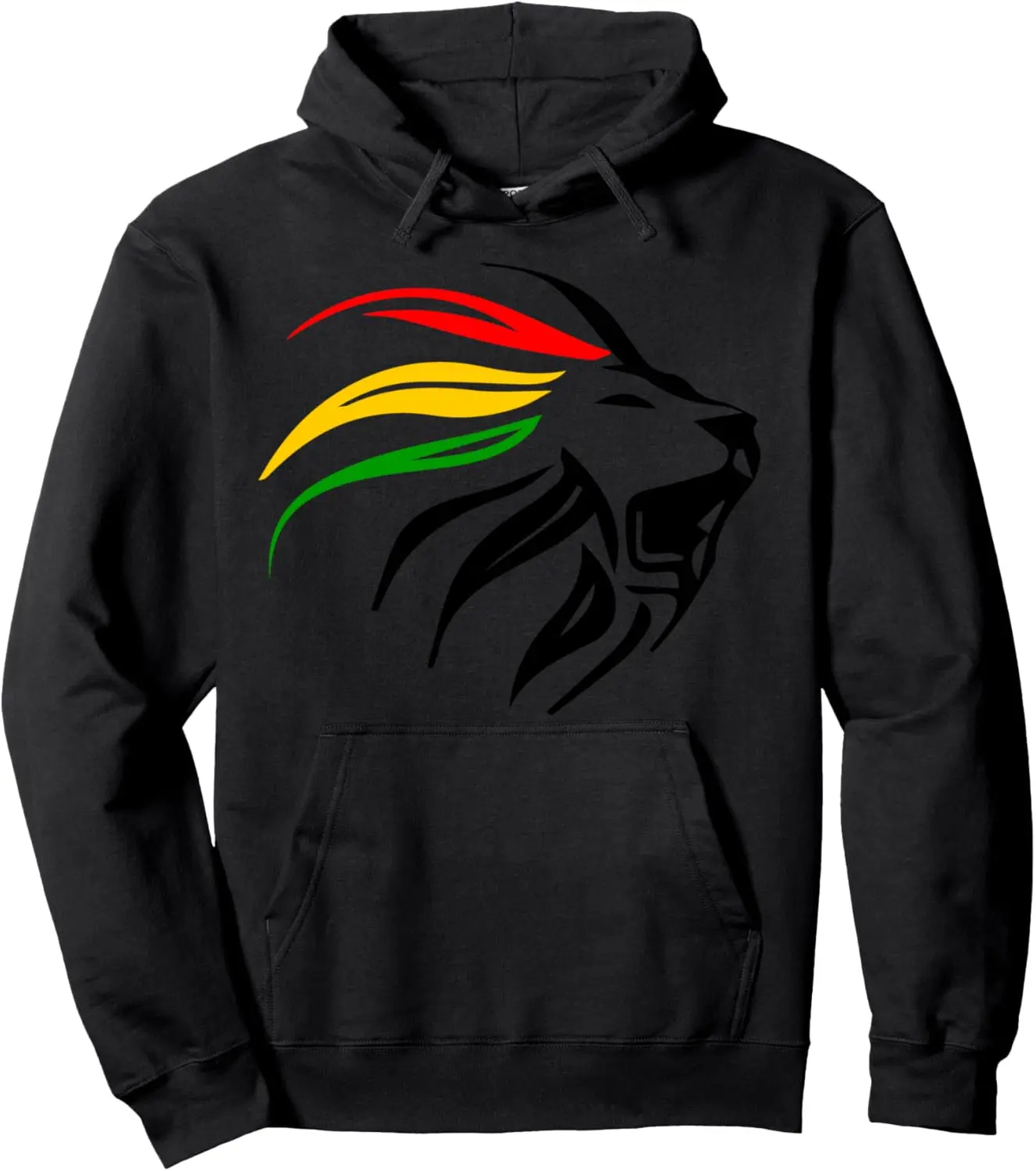 Rasta Lion Rastafari Colors Gift for Reggae Lover Pullover Hoodie