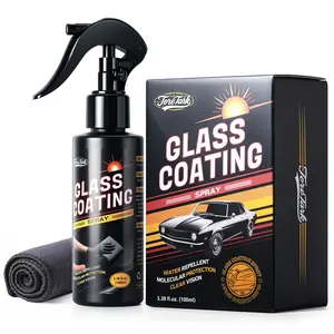 TORETARK Car Glass Coating Quickly Repels Water From The Windshield and Rearview Mirror, Providing A Clear View and Long-lasting Protection Against Scratches.