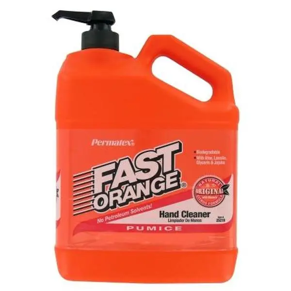 212 MAIN Fast Orange Pumice Lotion Hand Cleaner (25217) – 0.5gal Biodegradable Citrus Cleaning Products, Home Cleaning Supplies, Multifunctional Powerful Household Cleaner