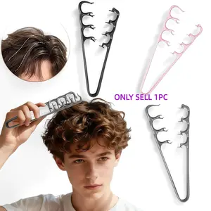 Hair Texture Styling Comb | Multi-Tooth Hair Parting Tool | Easy Volume & Textured Hairstyle for Men & Women Heatless Haircare