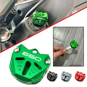 For Kawasaki Z650 Z 650 Z650RS Ninja 650 2017 - 2023 2024 2025 CNC Motorcycle Key Case Cover Key S Key Ring Key Chain