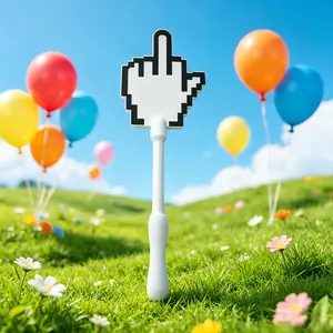 Cute Pixel Mouse Cursor Middle Finger Wand, Funny Prank Hand Stick Toy, Trendy TikTok Party Favor, Great April Fool & Birthday Surprise Gift, Retro Desk Decor for Prank-loving Teens and Adults