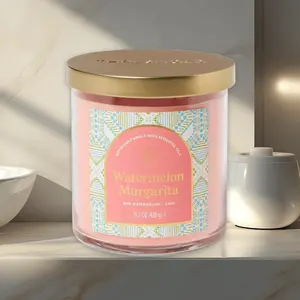 Threshold 2-Wick Glass Jar Candle,Blushing Amber,15.1oz,Trending Scented Candles,Long Burning,TikTok Hot Sale,Aromatherapy Decor,Warm Scent