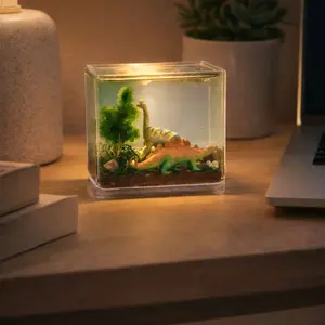 “Jurassic Glow” – Light-Up Mini Dinosaur Display