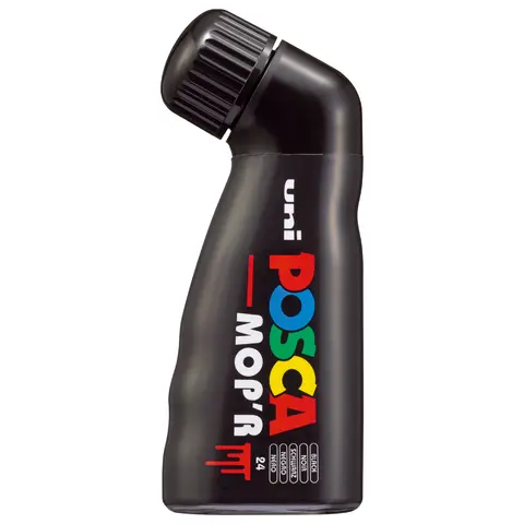 POSCA® MOP'R PCM-22 Water-Based Art Marker Pen, ACMI-Certified, Bold 3.0-19.0 mm Round Tip, 1 Count, Erasable, Suitable for Art for Kids & Ceramic Surfaces