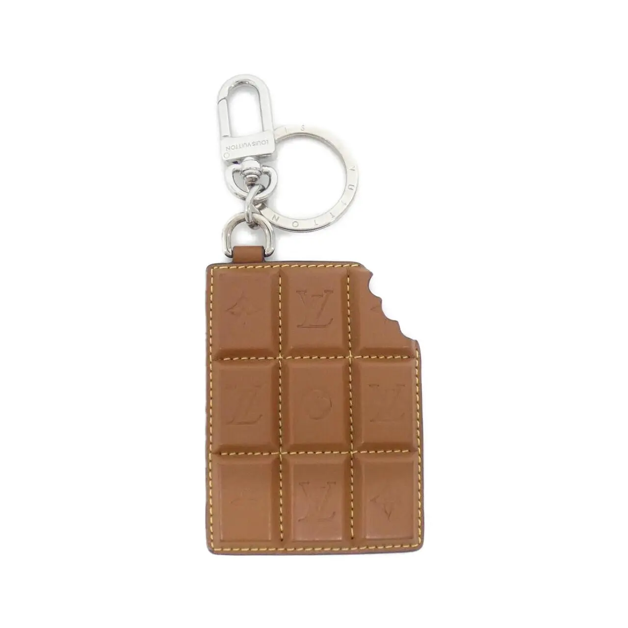 Pre-owned Louis Vuitton Canvas Small Leather Goods Monogram Key Ring
