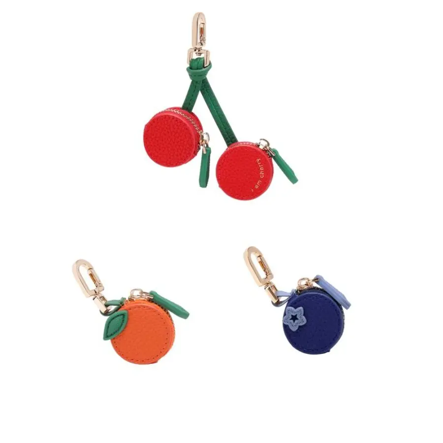 Cute Fruit Bag Charm, Adorable 3D Keychain Accessory, Stylish Bag Backpack Decor Pendant, Lightweight & Durable, Aesthetic Y2K Style, Perfect Gift for Fruit Lovers, Ideal for Daily Casual & All-Season Use hypoallergenic fashion jewelry gift