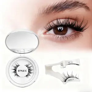 3D Magnetic Eyelashes Set Reusable Waterproof Glue-free Natural Makeup Double Magnetic Eyelashes Easy to Wear 4pcs & 8pcs Best Choice for Beginners Easter Travel Party Festival - Cosmetic