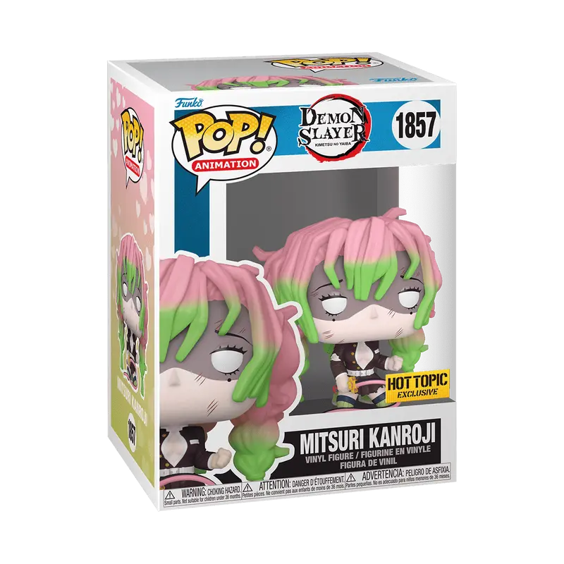 Funko Pop! Demon Slayer - Mitsuri Kanroji (Battle Damaged) #1857 Exclusive (Sticker may vary) Collectible Pop Vinyl Figure