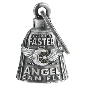 Motorcycle Guardian Angel Bells Gremlin Motorcycle Bell Bikers Bell Keychain With Hanger for Riders Women Men, Good Luck Riding Bell Spirit Bell Moto Accessories