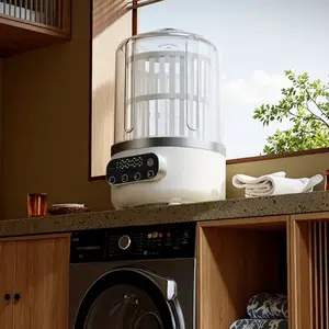 Integrated washing/drying mini washing machine, with blue light sterilization, 6000 mAh super large capacity battery, multiple washing modes, protects the hygiene of private clothing, and can also be used for cleaning kitchen rags