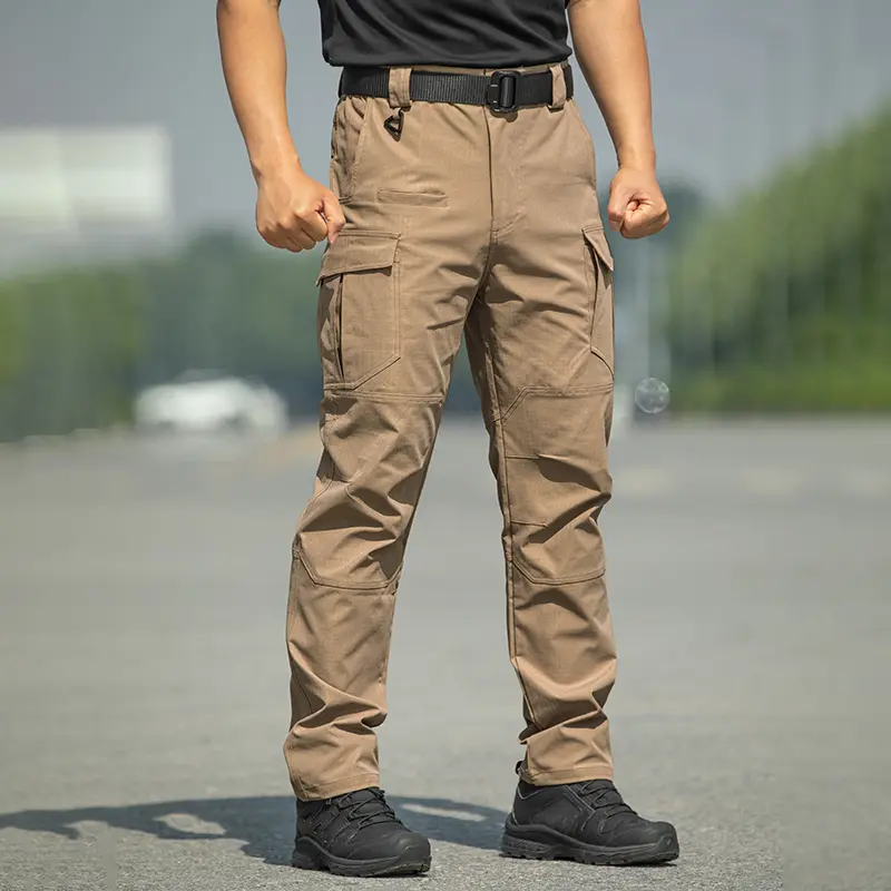 Men's Polyester Plain Casual Tactical Cargo Trousers - Stretch Outdoor Utility Pants with Flap Pockets, Articulated Knees, Gusseted Crotch, Lightweight Workwear Bottoms, No-Logo, S-3XL, Fast US Shipping #TacticalCargoPants #OutdoorGear #TikTokMadeMeBuyIt