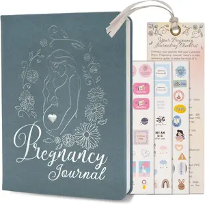 Keepsake Pregnancy Journal with Weekly Guides, Milestone Pages, and Perfect Gift-Ready Packaging (338 Pages, Acid-Free Paper, Hardcover, Guided )
