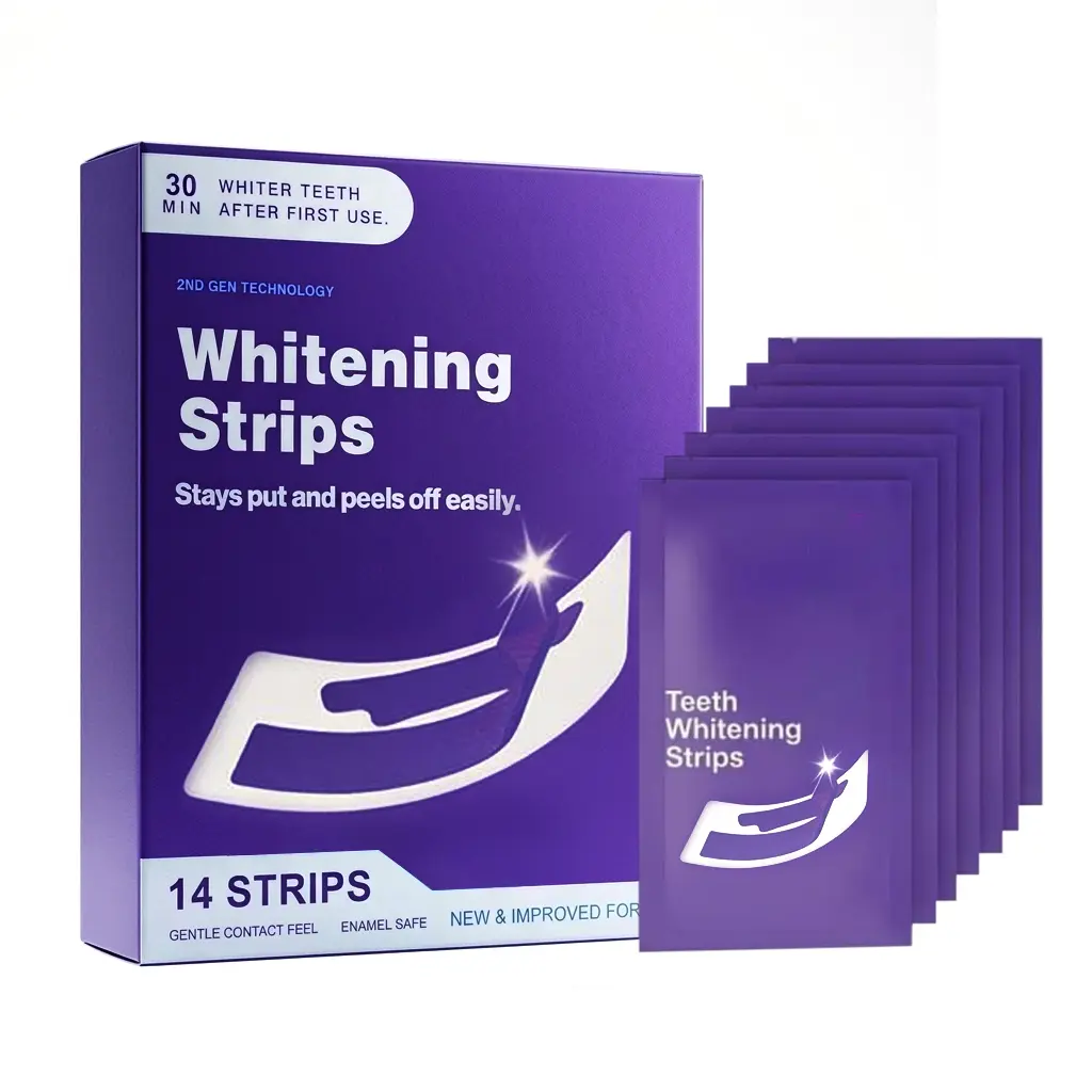 Teeth Brightening Strips,42pcs/set Mint Tooth Strips,Teeth Stain Cleaner Strips,Teeth Brightening Booster Teeth Brightener Strips,Oral Care Product for Women & Men #SummerVibes (Upgraded whitening strips—leave no purple residue on your teeth)