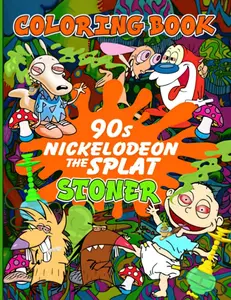 90s Nickelodeon The Splat STONER Coloring Book