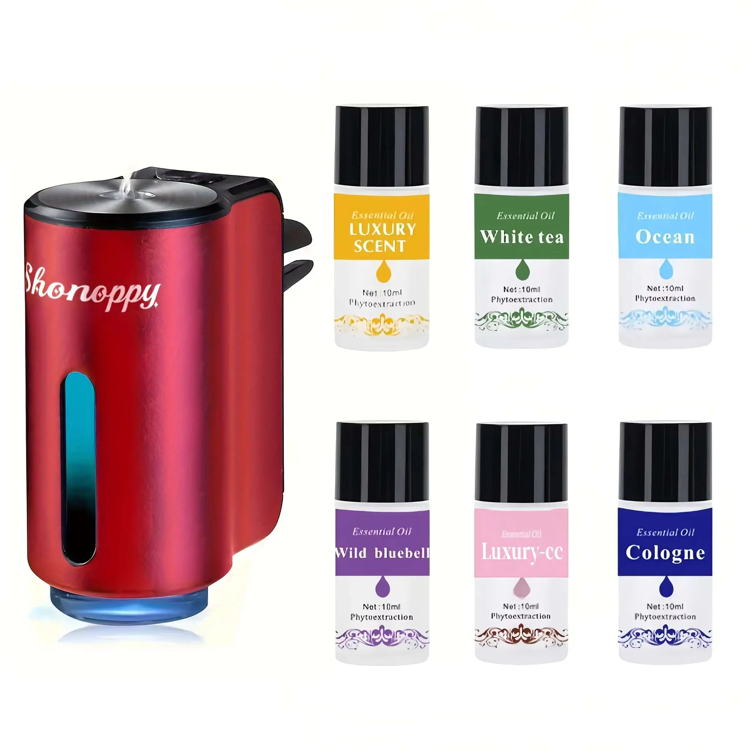 Smart Car Aroma Pro - Aromatherapy Diffuser With Adjustable Humidifier Function, Essential Oil For Vehicle, Air Freshener And Purifier, Car Aromatherapy Machine, Cars Accessories