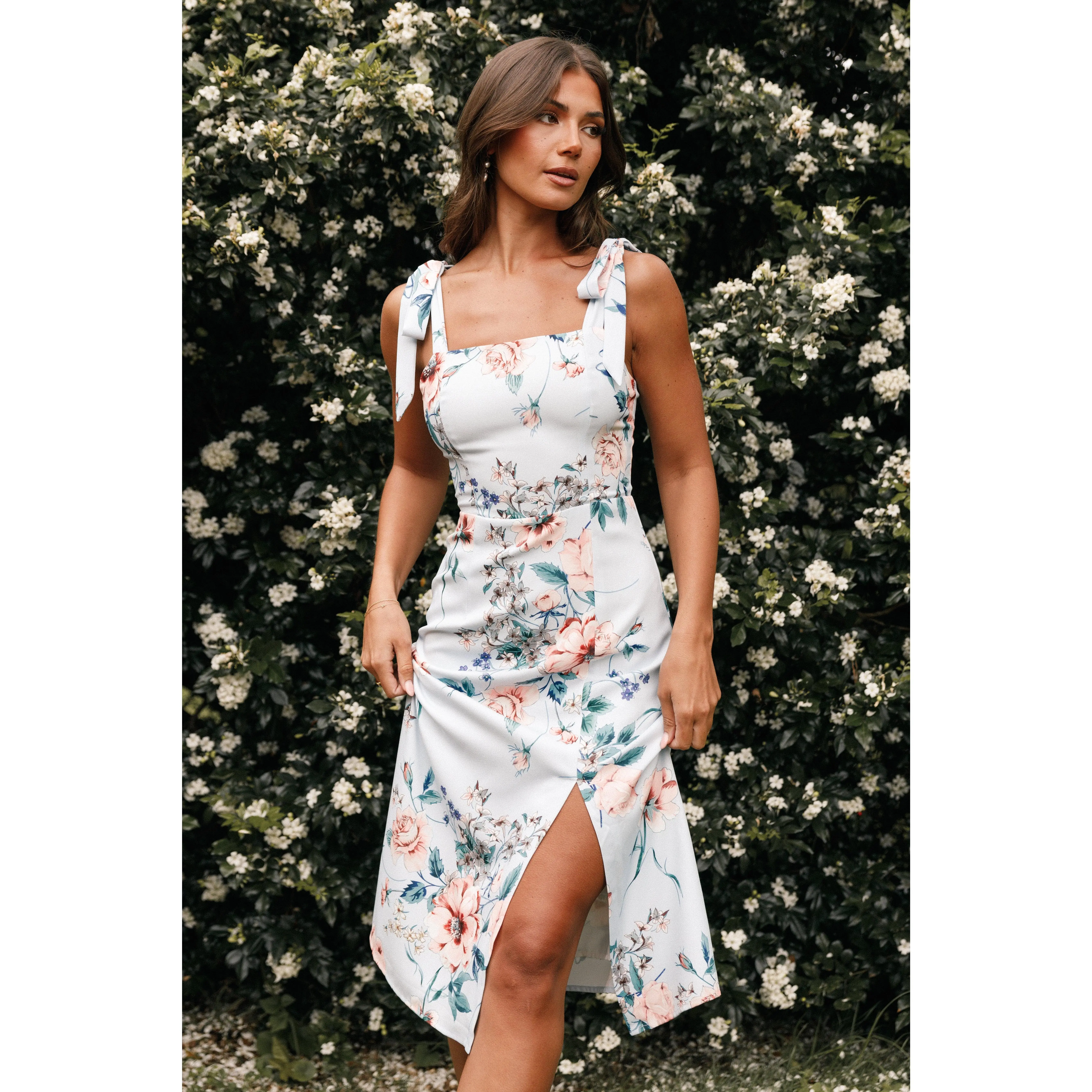 Laurel Dress - Blue Floral