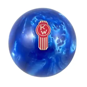 Twisted Shifterz – Pearl Brake Knob with Crooked Kenworth Emblem