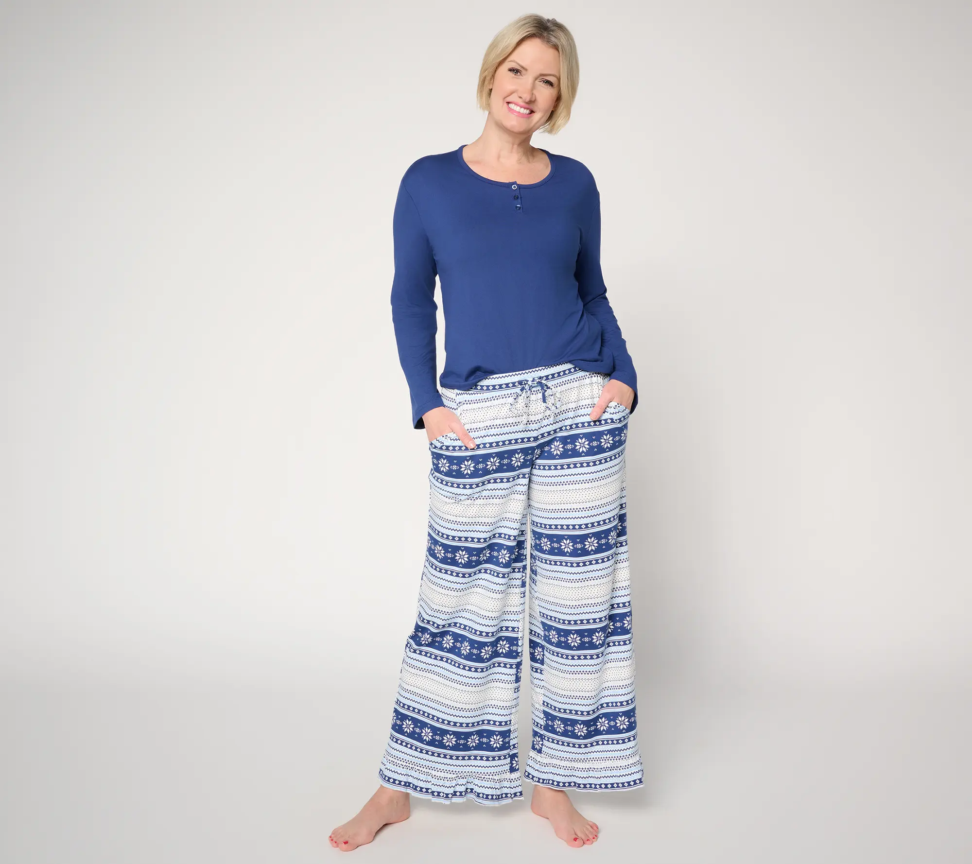 MUK LUKS Dream Cloud True Blue Lounge Set MUK LUKS Dream Cloud True Blue Lounge Set