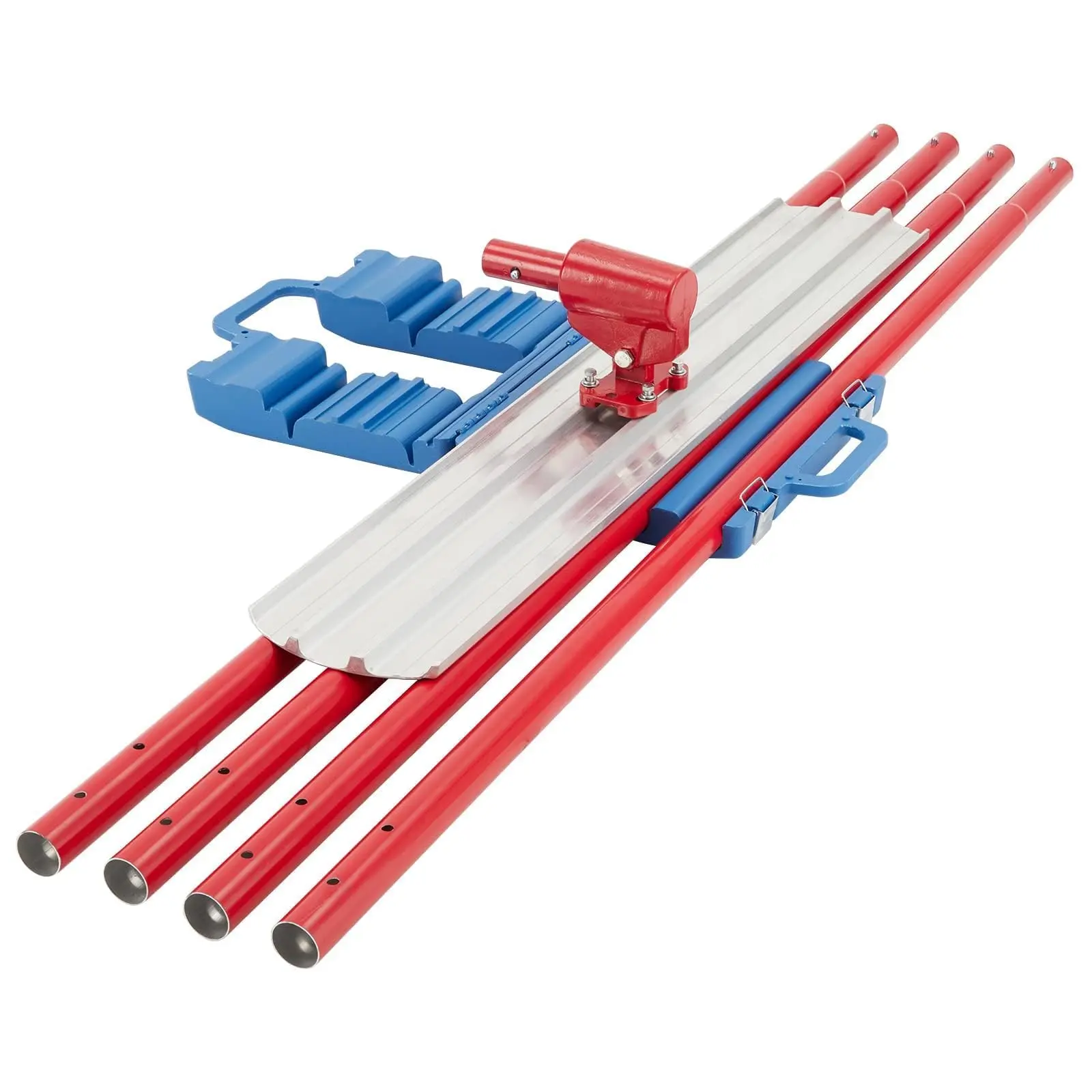 Garvee Professional Concrete Bull Float – 36 x 8 Inch Magnesium Tool – Adjustable Bracket & 4 Handle Kit – Smooth Cement Finishing – Durable Aluminum Alloy – Construction Screeding and Leveling