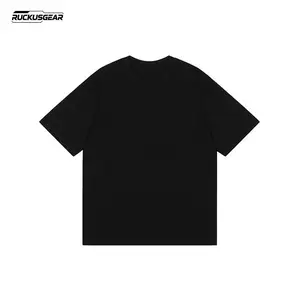 100% Cotton 220g Crewneck T-Shirt - Relaxed Fit, Solid Color, Unisex Casual Essential