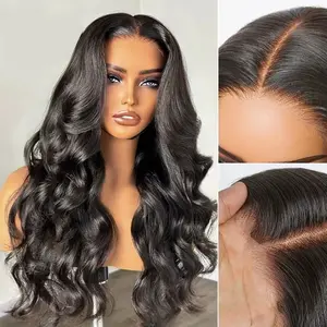 Body Wave Glueless Wig Human Hair Ready To Wear 6x4 13x6 HD Lace Frontal Wigs For Black Women Pre Plucked Beginner Friendly 180%