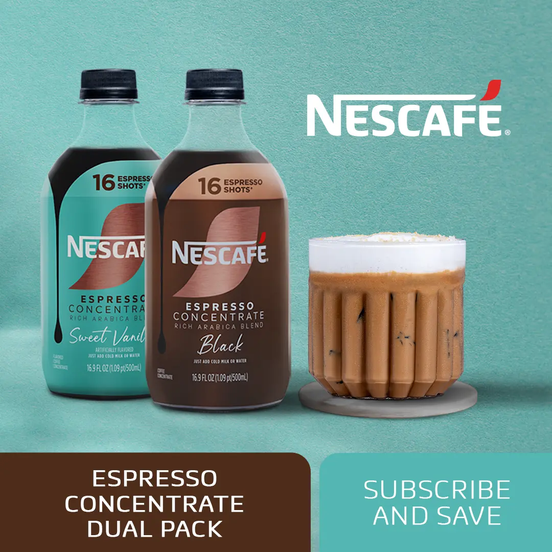 Nescafé Espresso Concentrate 2-pack (Black+Vanilla)