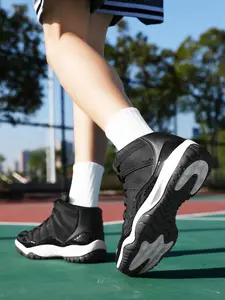 Men's High-Top Basketball Shoes, Stylish Basketball Shoes, Comfortable & Durable Sneakers for Men, Perfect for Casual Wear & Sports Activities