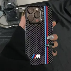 Bmw Racing Pattern Phone Case for iPhone 17 Air 16 15 14 13 12, Soft Tpu Back Cover, Anti-Drop Protection, Fashionable Durable Design
