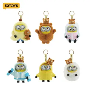 52TOYS Bob & Tim – Best Buddies Forever Series Vinyl Plush Keychain Blind Box Kawaii Creative Gift Room Decor Desktop Decoration Gift for  Birthday Party