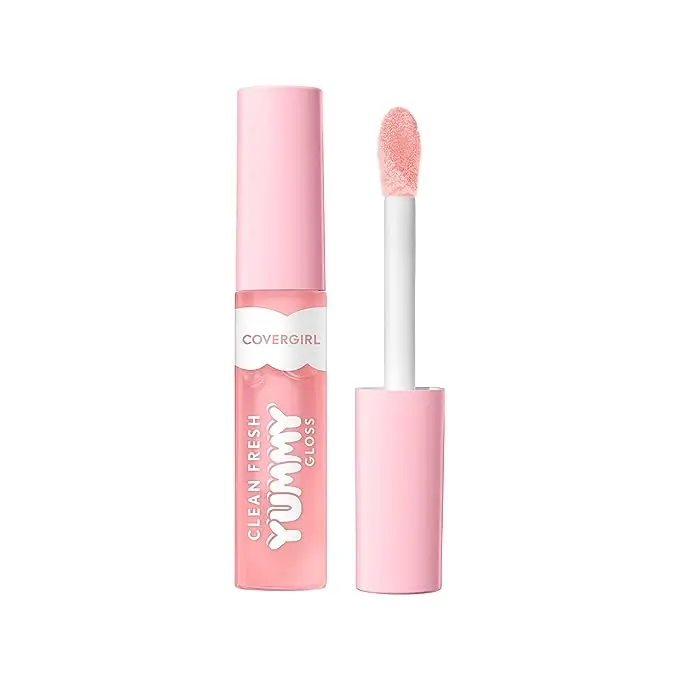 COVERGIRL Clean Fresh Yummy Gloss – Lip Gloss, Sheer, Natural Scents, Vegan Formula - Havana Good Time
