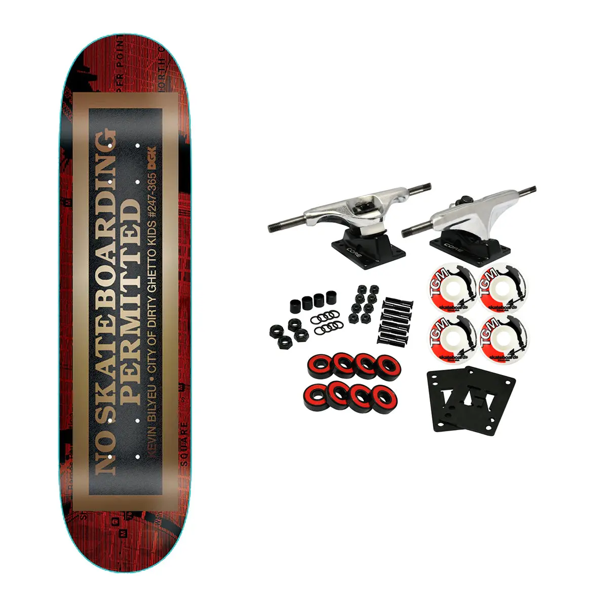 DGK Skateboard Complete Kevin Bilyeu Ordinance 8.06 x 31.2"