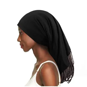 Jumbo Dreadlock Cap 2Pcs Wide Elastic Sleep Bonnet Head Wrap Unisex