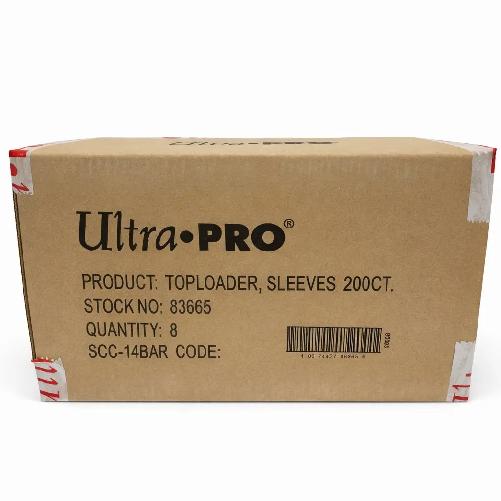 Ultra PRO TCG Card Protector Full Case - Top Loaders, Outer Sleeves TCG for Card Collectors, 1600 Toploaders, 1600 Sleeves (200-Count Per Pack Configuration), Card Sleeves And Top Loaders